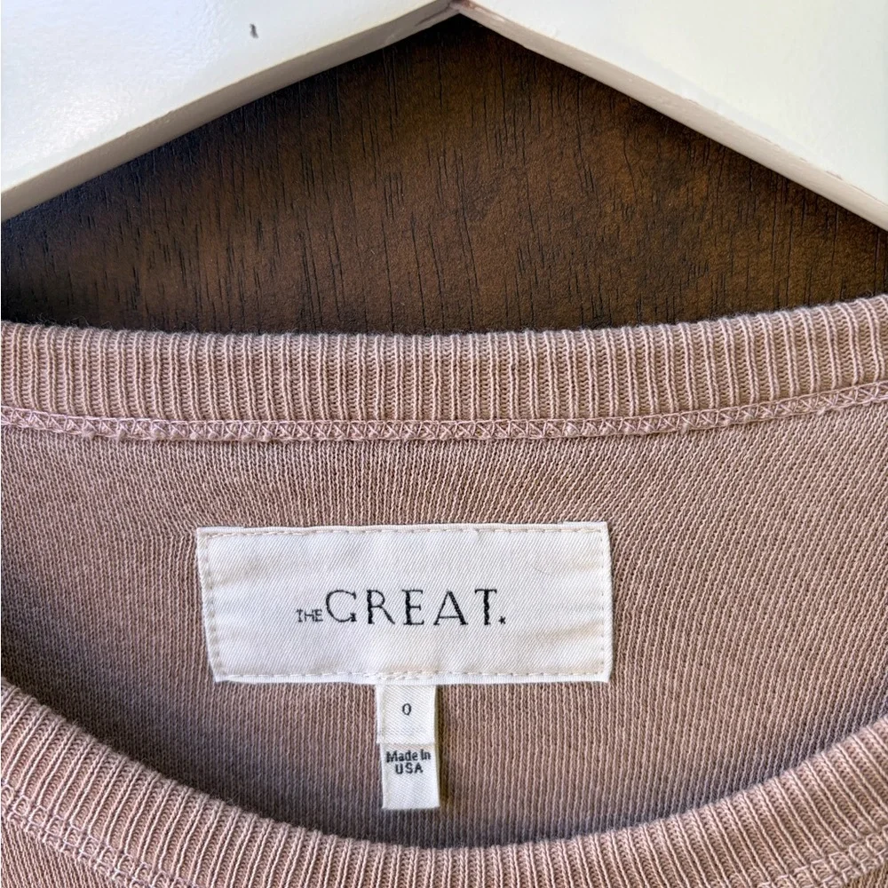 THE GREAT. Warm Brown Sweatshirt - Picture 2 of 4